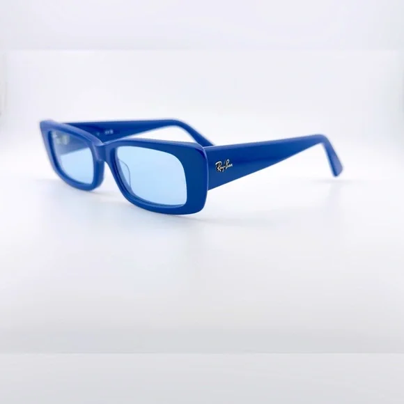 Ray-Ban Sunglasses RB4425 Teru Bio Based Polished Electric Blue Light blue Lens - Picture 6 of 14